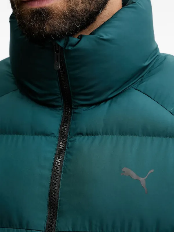 PUMA Mono Zip Puffer Jacket | Green | FARFETCH
