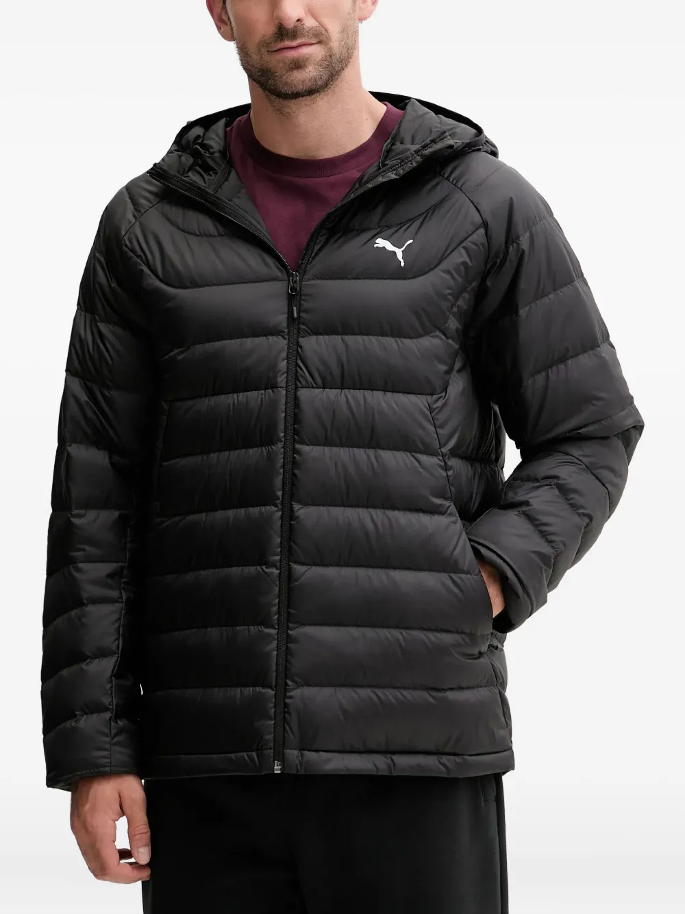 PUMA Packlite hooded-logo jacket | Black | Image 1