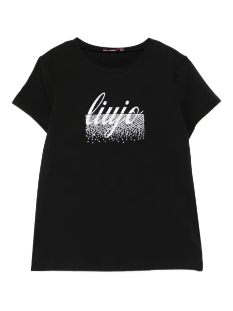 Liu Jo Kids playera con logo estampado