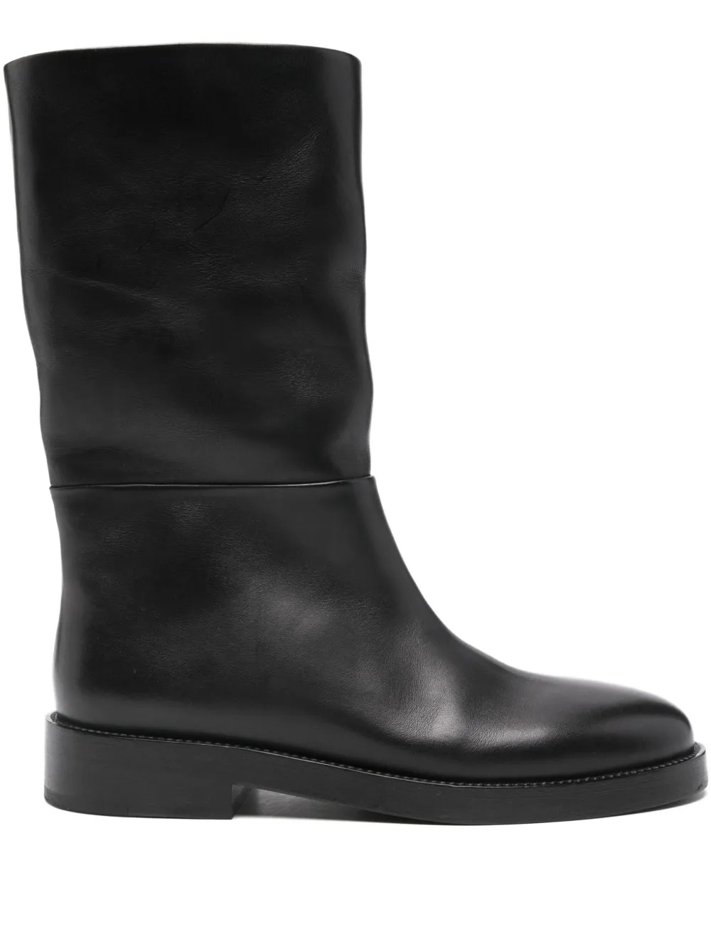 Marsèll Tubetto leather boots Zwart