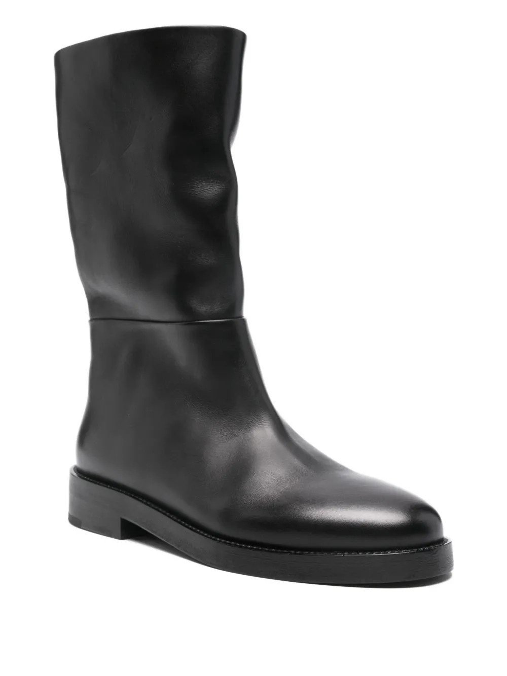 Marsèll Tubetto leather boots Zwart