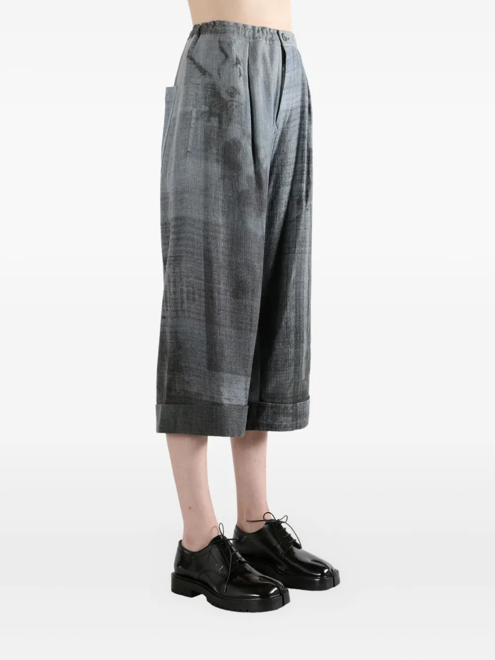 Y's Back-pocket Trousers In Gray