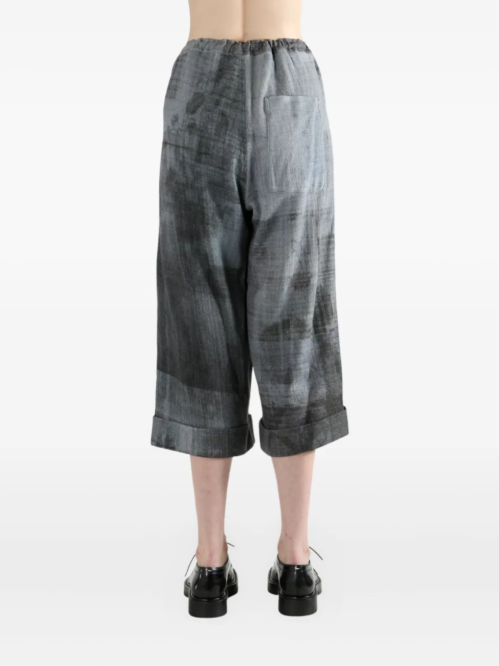 Y's Back-pocket Trousers In Gray