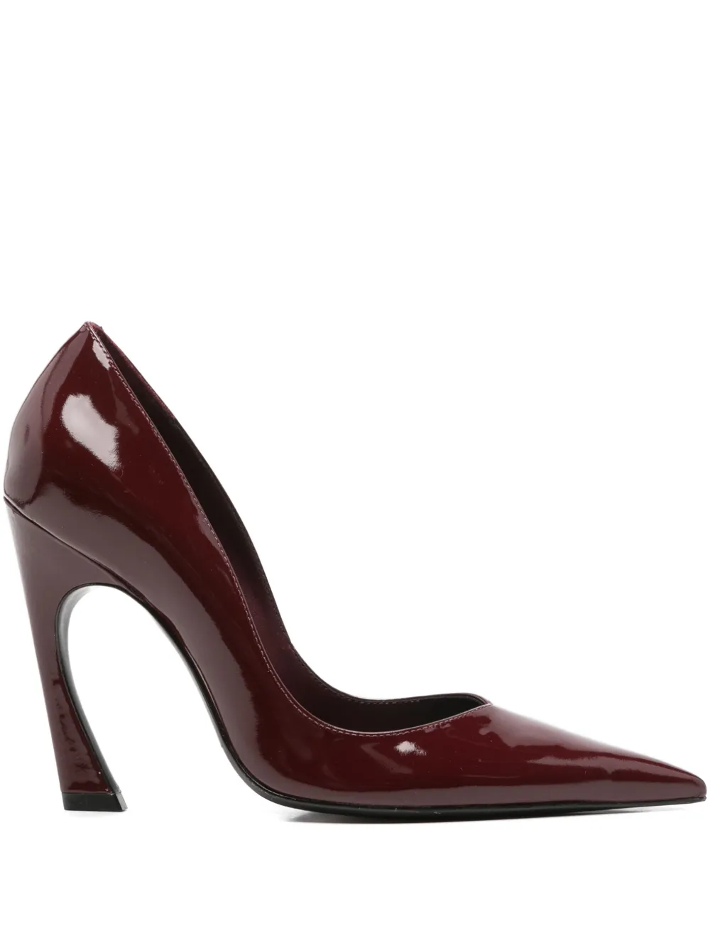 Schutz pointed leather pumps Rood