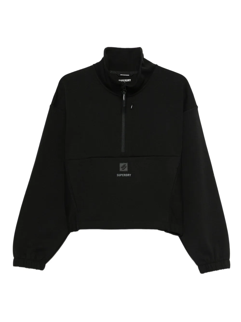 Superdry suéter con cierre en el cuello | negro | Image 1