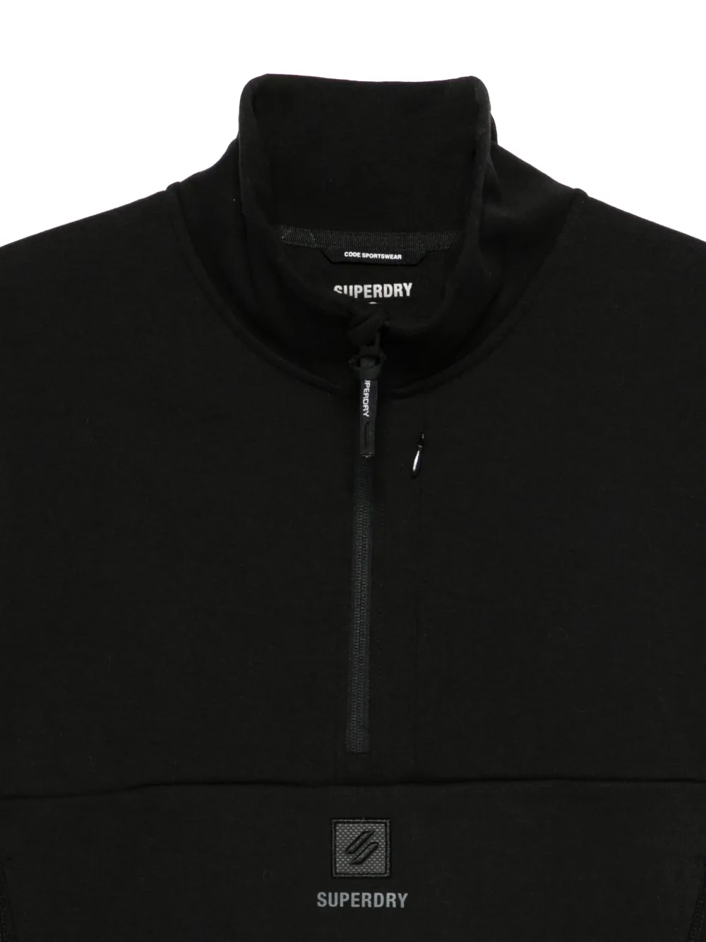 Superdry Trui met rits Zwart