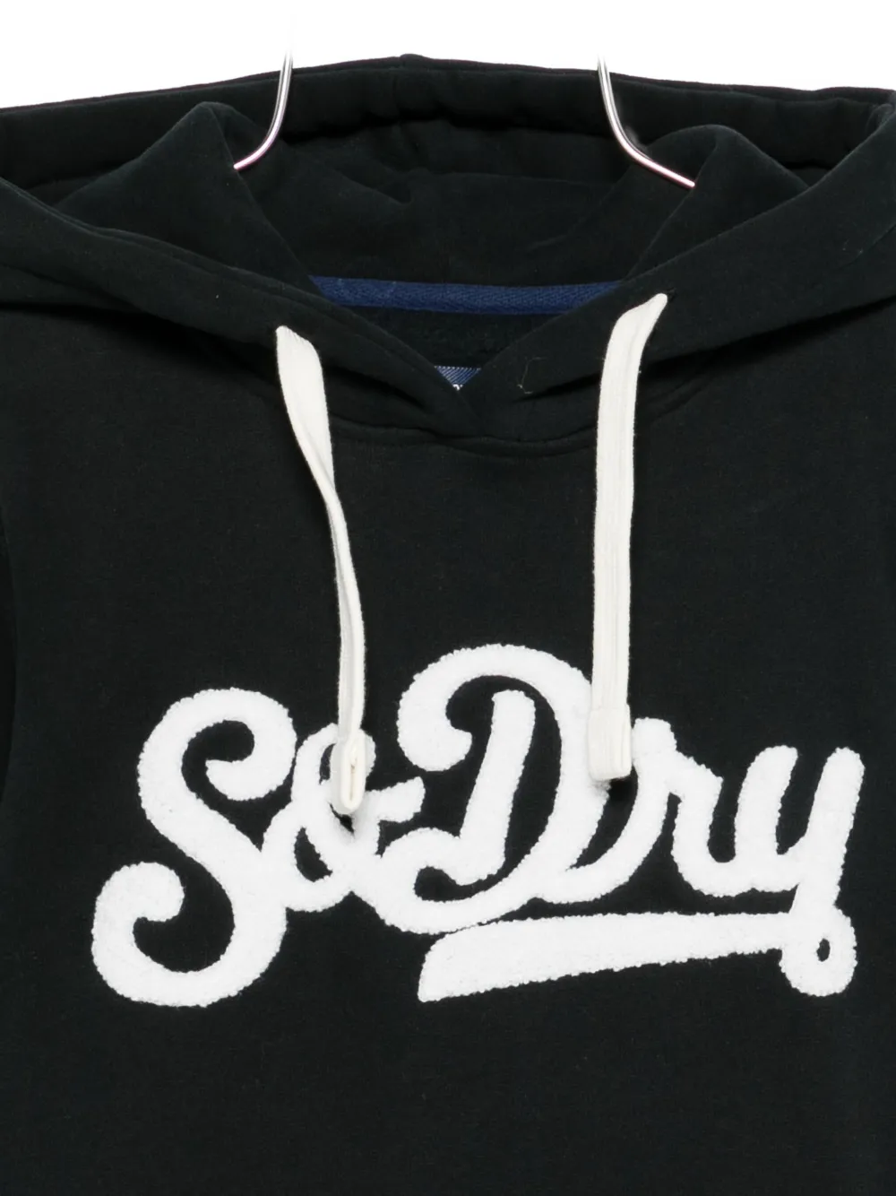 Superdry Hooded Mini Dress In Black