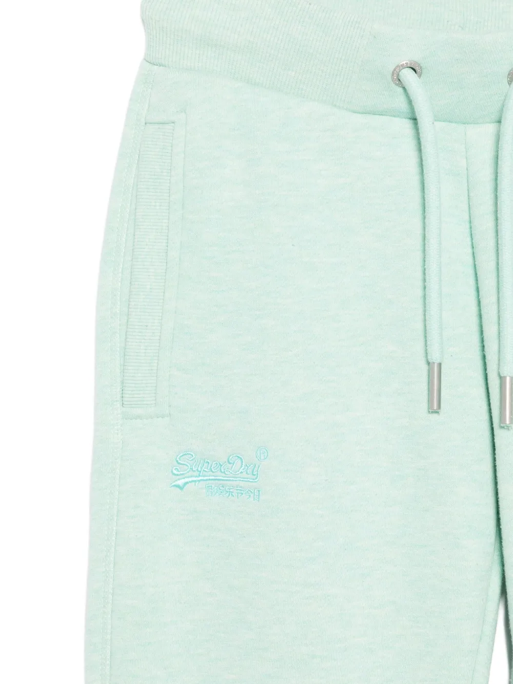 Superdry Trainingsbroek met geborduurd logo Groen