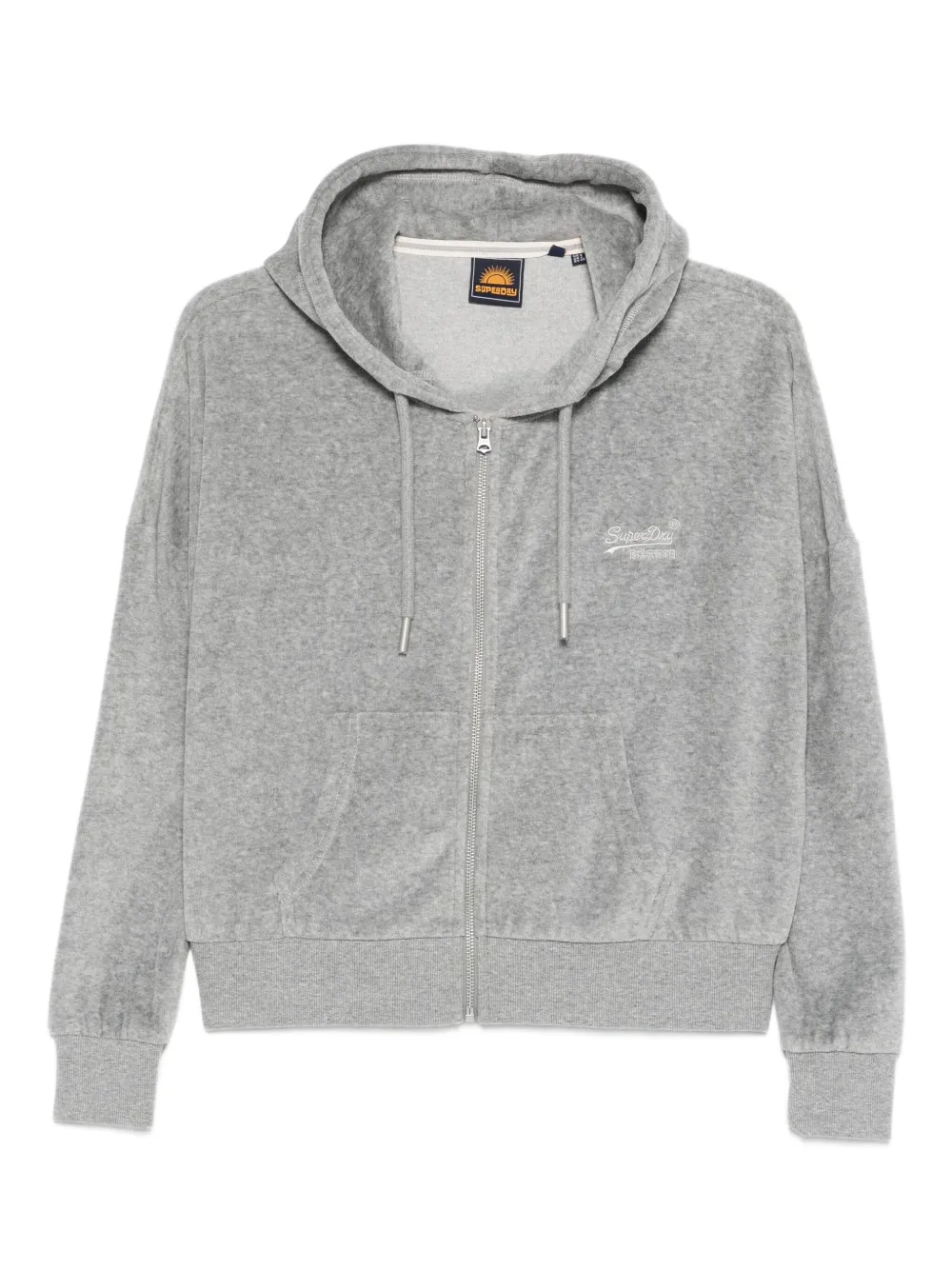 Superdry cárdigan con capucha y cierre | gris | Image 1