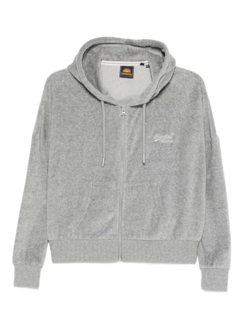 Superdry cárdigan con capucha y cierre