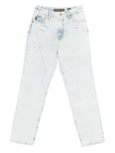 Superdry jeans con detalles rasgados