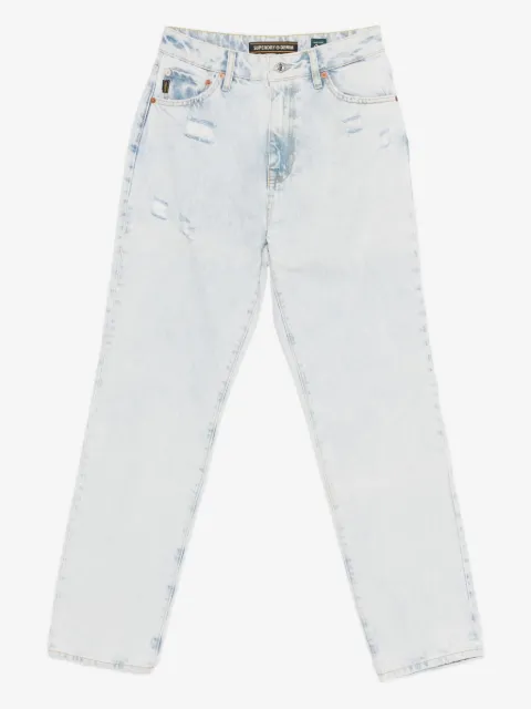 Superdry jeans con detalles rasgados