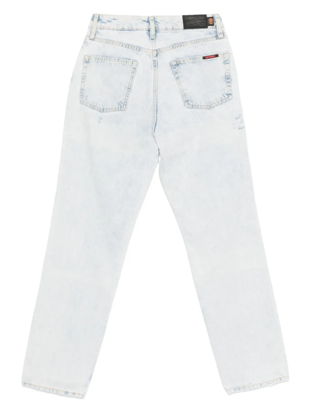 Superdry Jeans met gescheurd detail Blauw