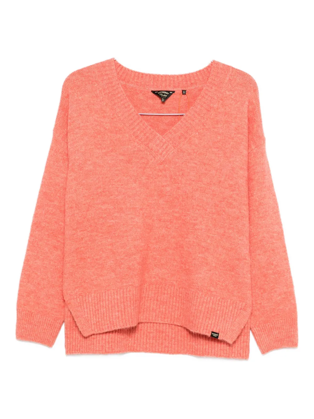 Superdry suéter con cuello en V | rosado | Image 1