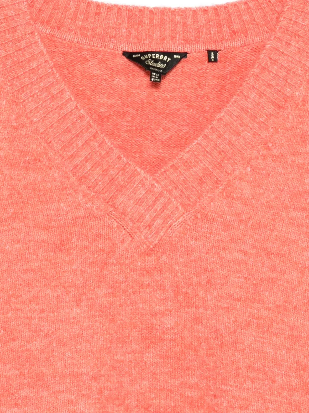 Superdry Trui met V-hals Roze