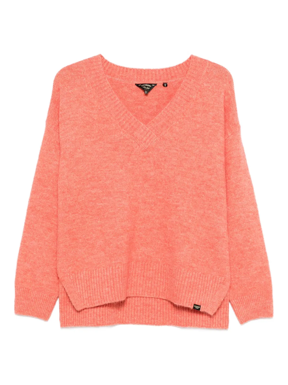 Superdry suéter con cuello en V | rosado | Image 1