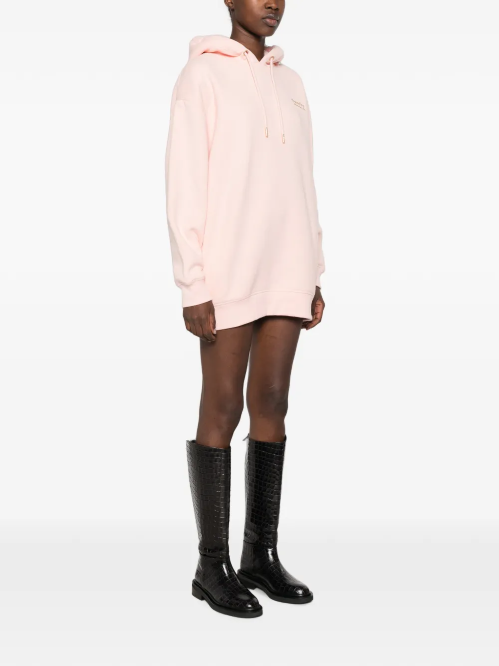 Superdry Mini-jurk met geborduurd logo Roze