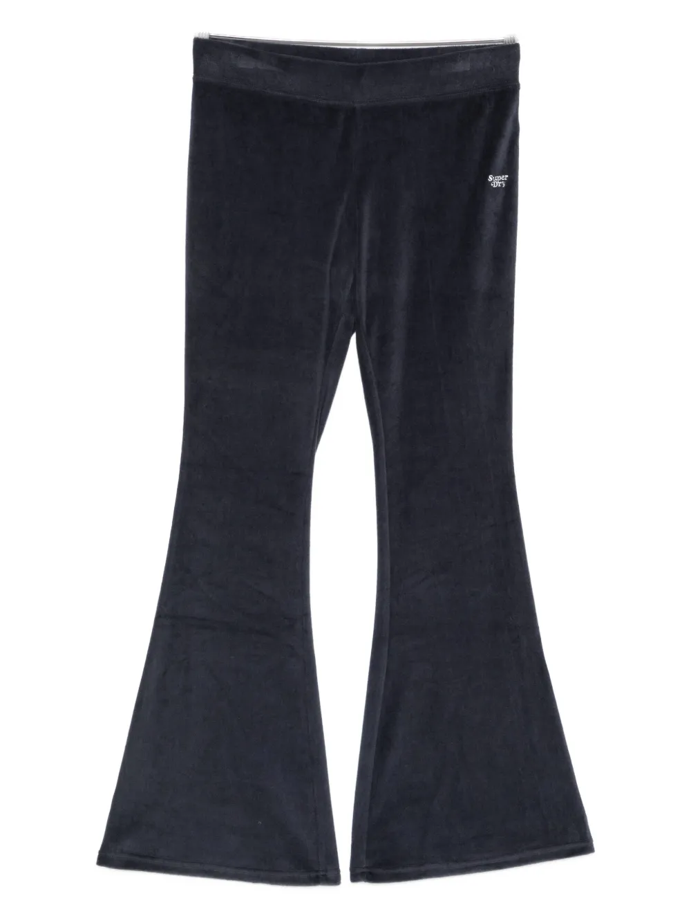 Superdry Flared Trousers In Blue