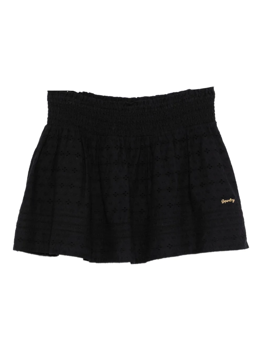 Superdry Saia com franzido e logo bordado | Preto | Image 1