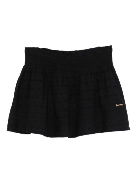 Superdry Saia com franzido e logo bordado