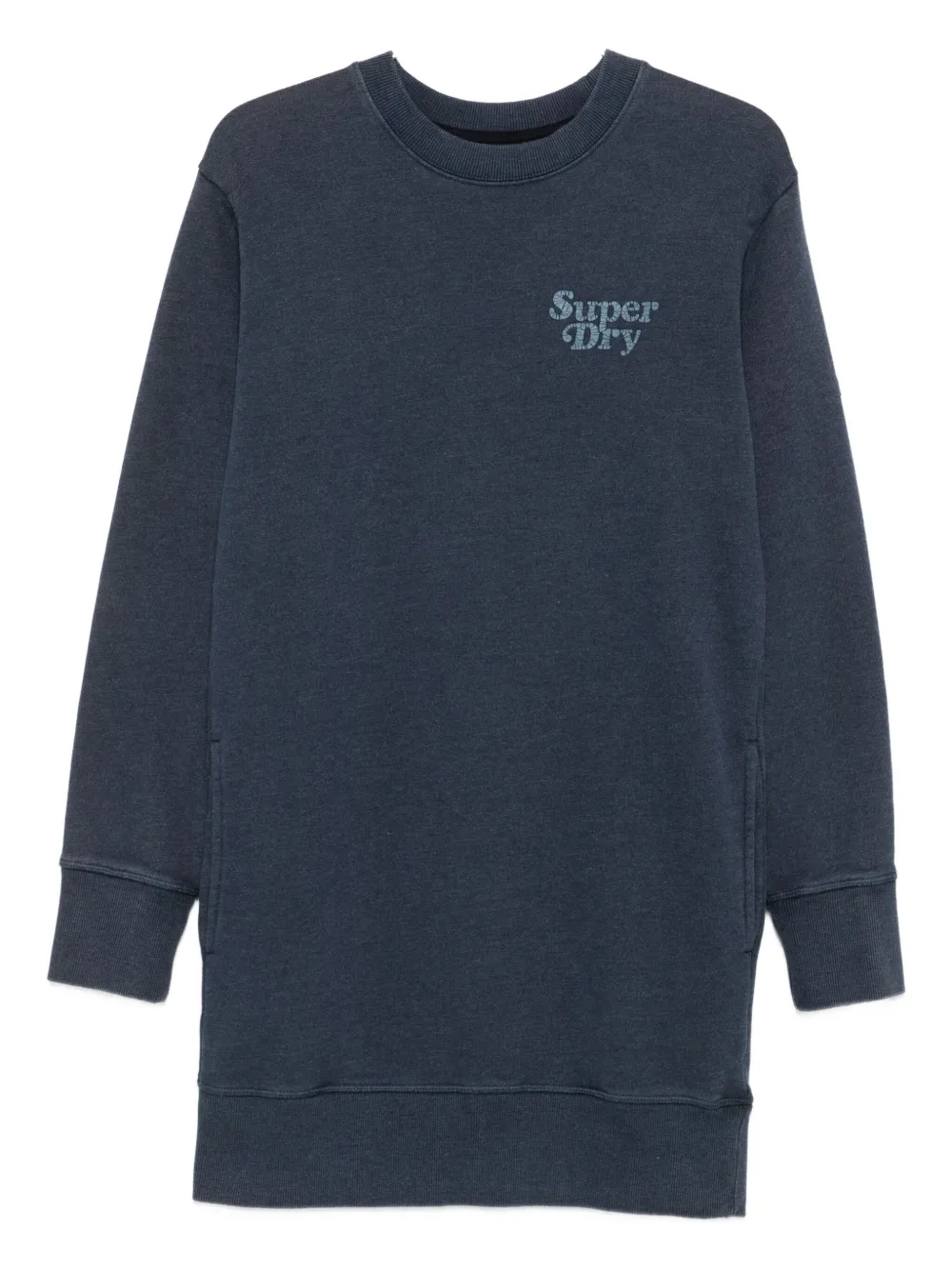 Superdry logo-print sweatshirt dress | Blue | Image 1