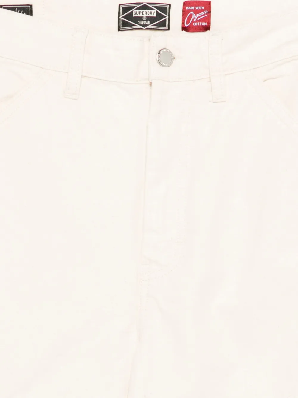 Superdry Straight broek Wit