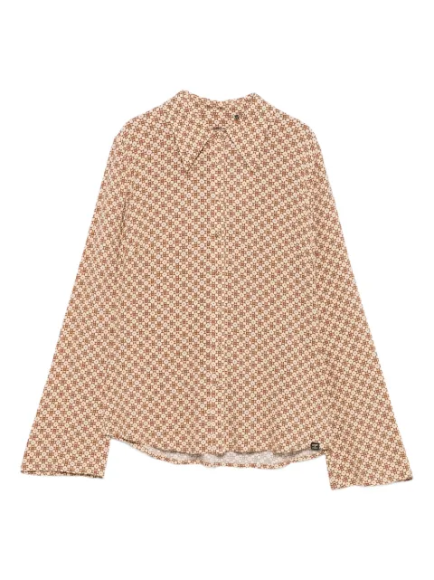 Superdry blusa con mangas acampanadas
