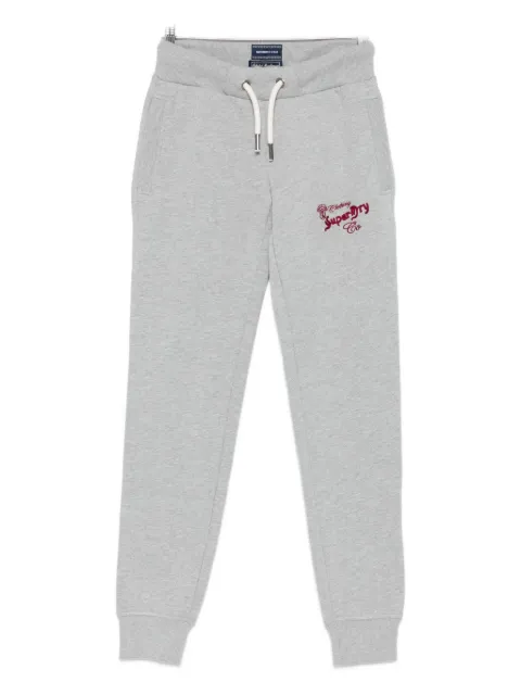 Superdry logo-embroidered track pants