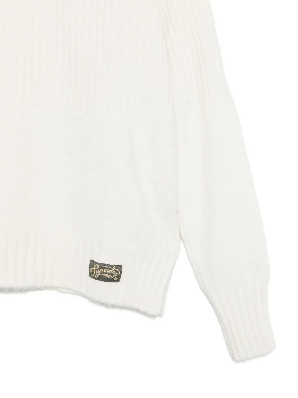 Superdry Roll-neck Sweater In Neutral