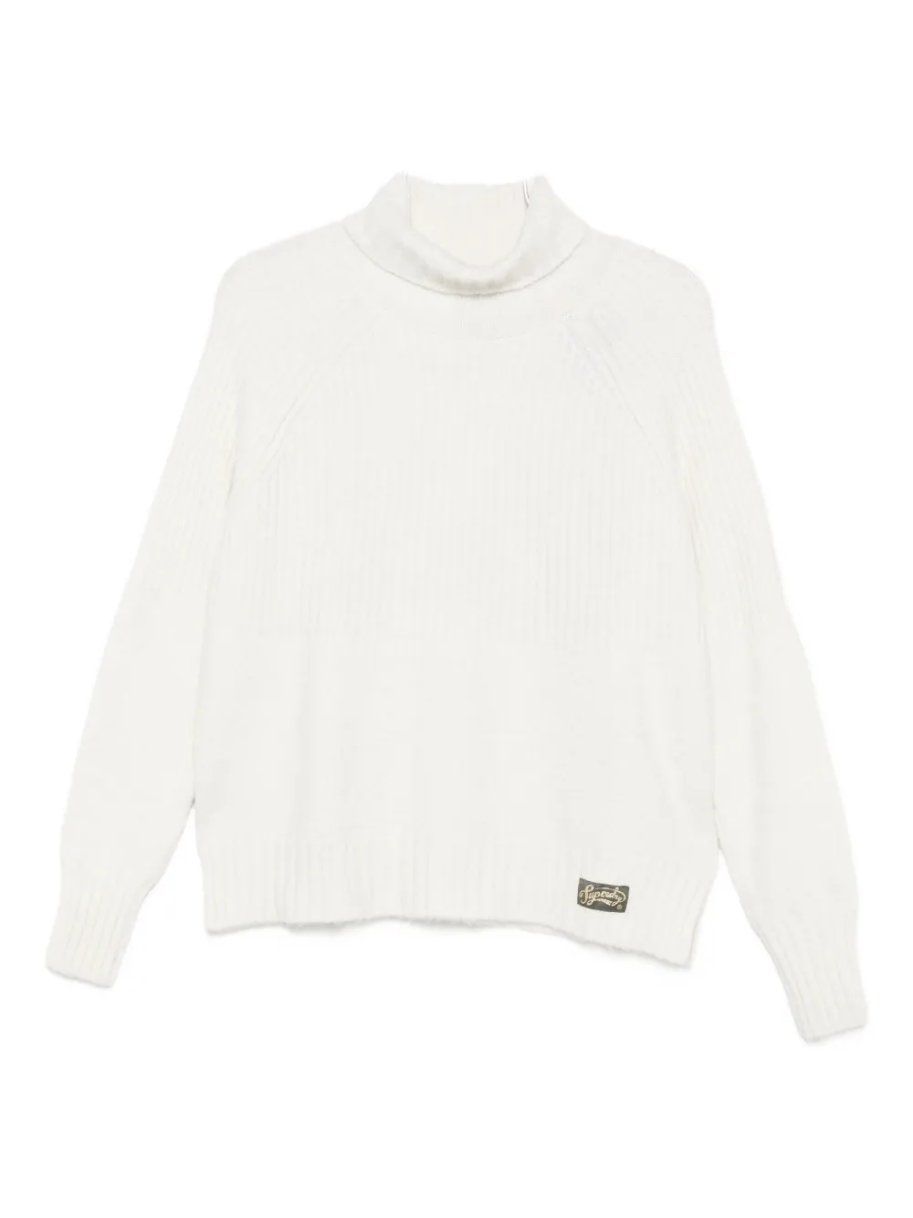 Superdry Roll-neck Sweater In Neutral