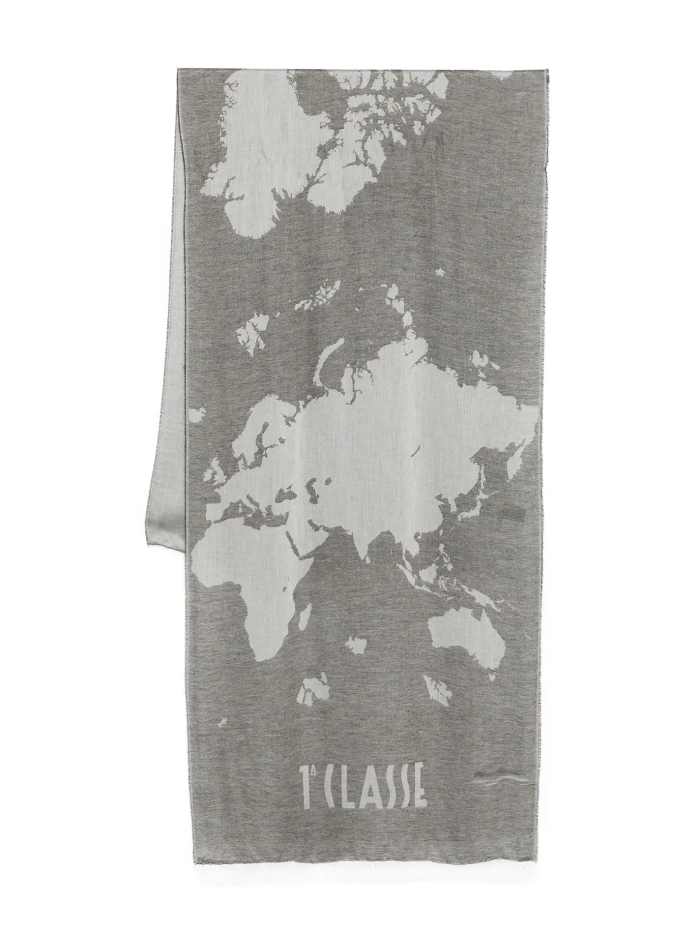 Alviero Martini 1° Classe Logo-print Scarf In Gray