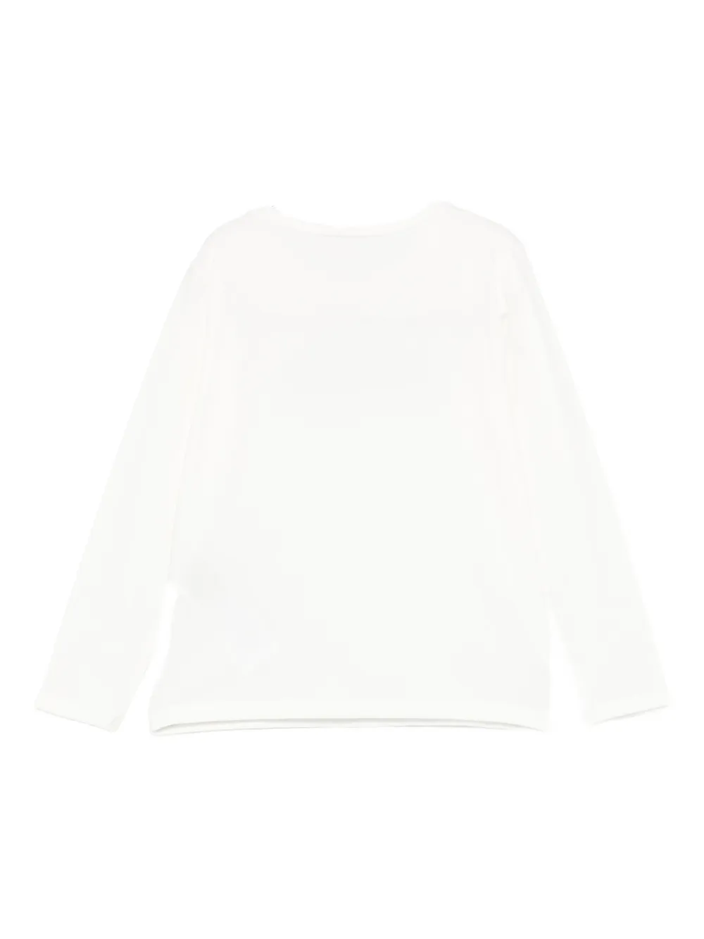 Liu •jo Logo-print Long-sleeve T-shirt In White