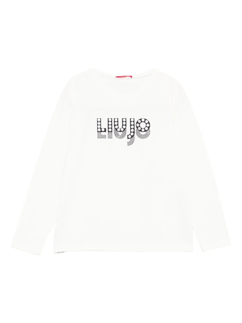 Liu •jo Logo-print Long-sleeve T-shirt In White