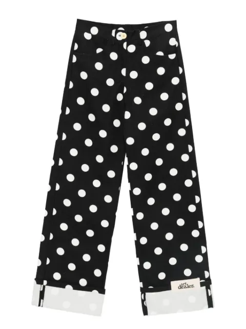 Art Dealer polka-dot trousers