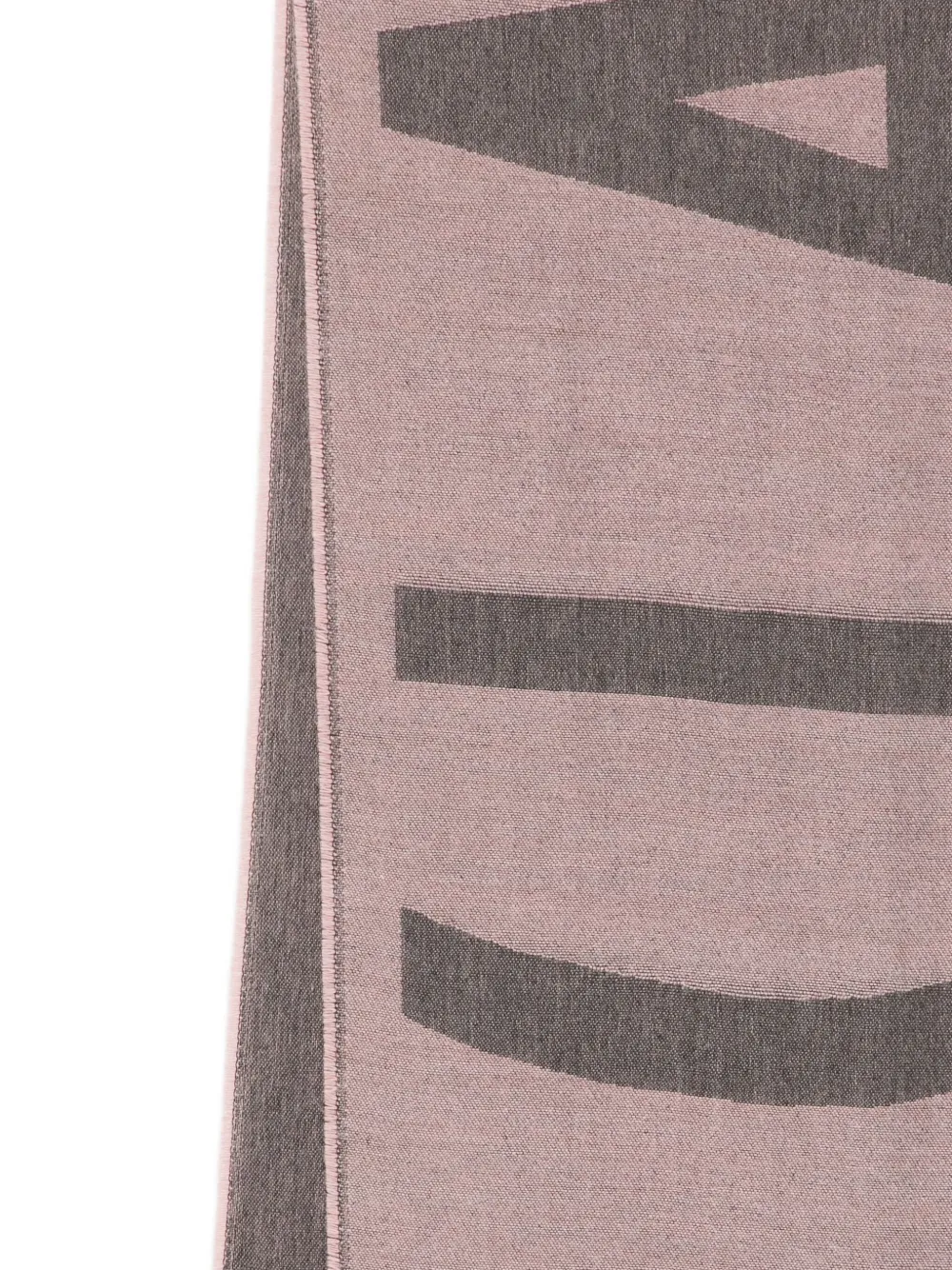 ALVIERO MARTINI 1° CLASSE frayed-edge scarf - Roze