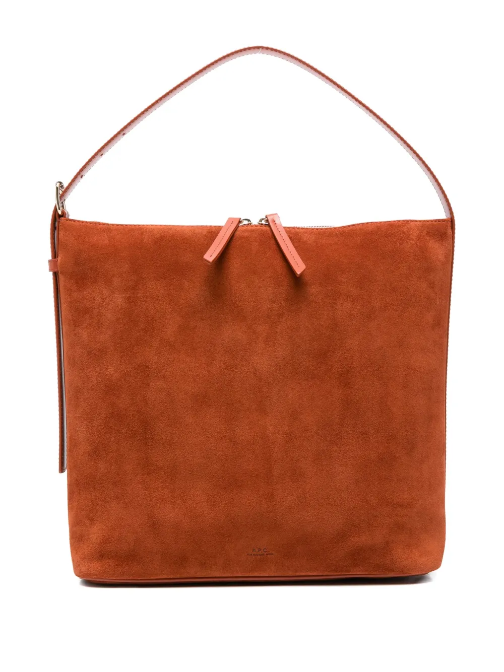 A.P.C. zip-fastening tote bag | Brown | Image 1