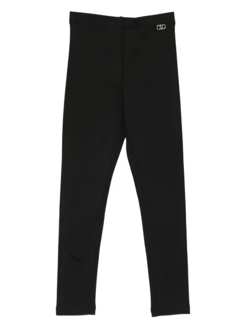 Liu Jo Kids leggins con placa del logo