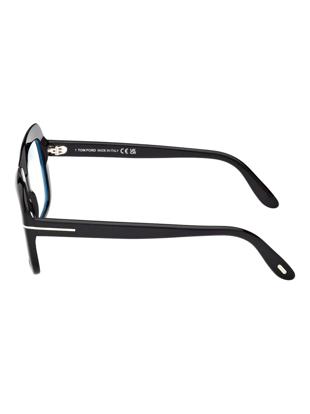 Tom Ford Geometric-frame Glasses In Black