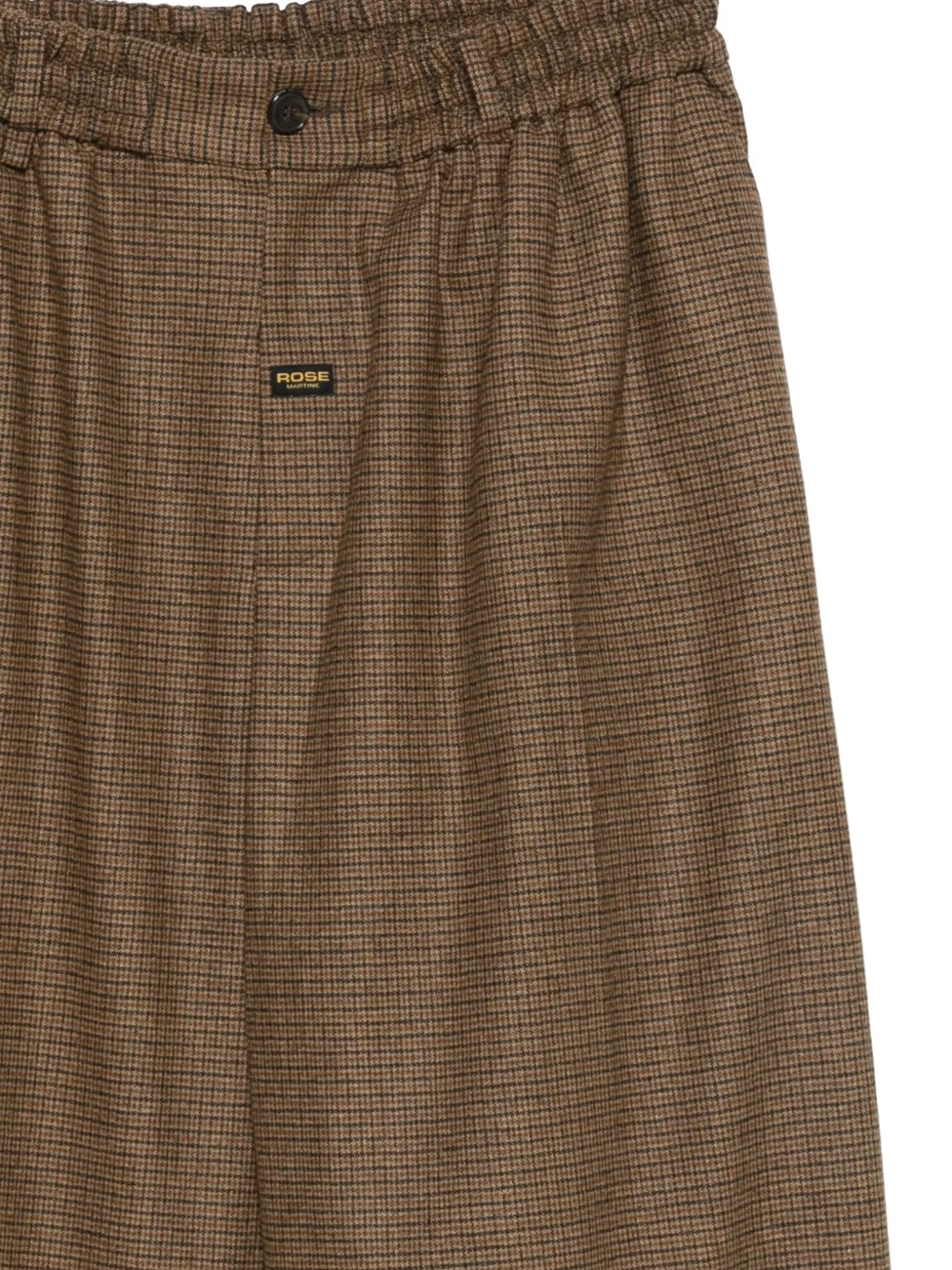 Martine Rose Pantalon met wijde pijpen Bruin