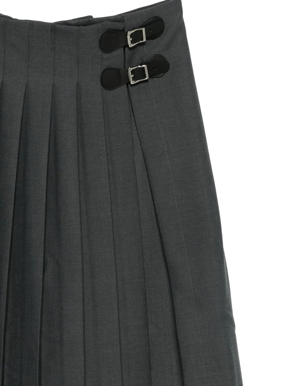 Charles Jeffrey Loverboy Pleated Wide-leg Trousers In Gray