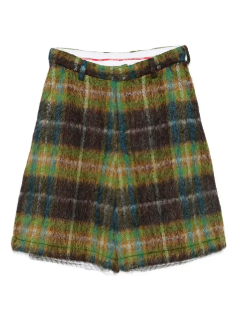 Charles Jeffrey Loverboy plaid tailored shorts
