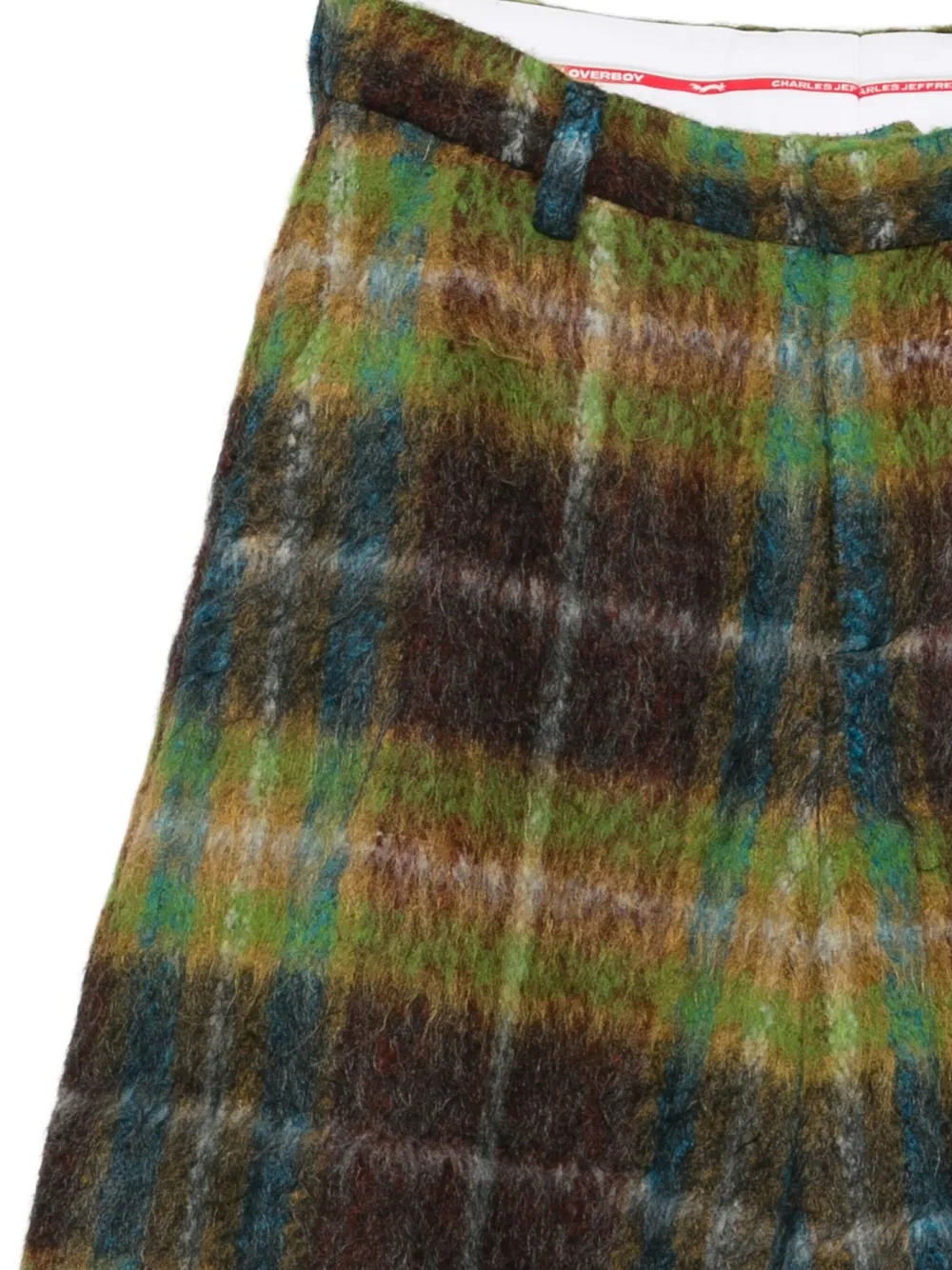 Charles Jeffrey Loverboy Plaid Tailored Shorts In Multi