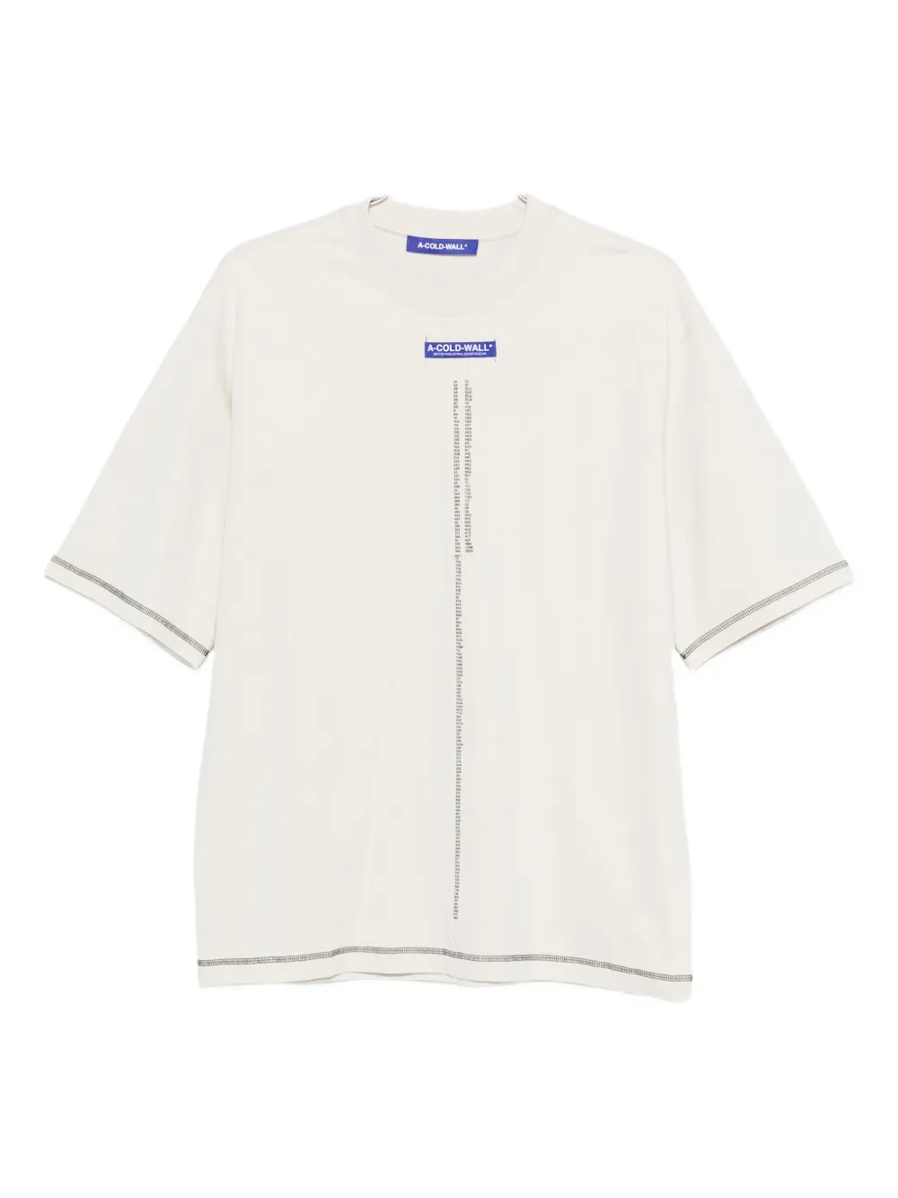 A-COLD-WALL* Night Shift T-shirt | Neutrals | Image 1