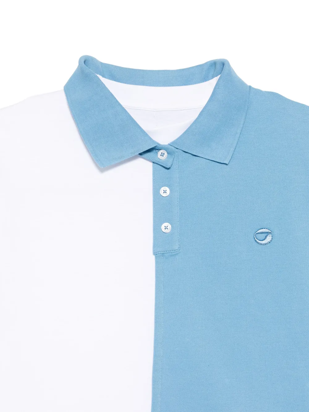 Coperni Trompe l'oeil poloshirt Blauw
