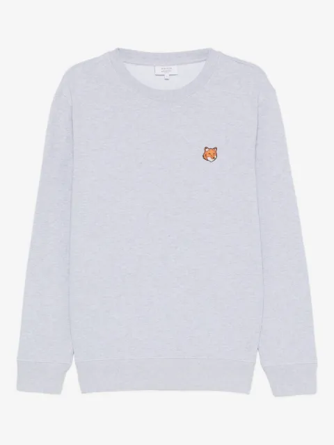 Maison Kitsuné fox-motif crew-neck sweatshirt