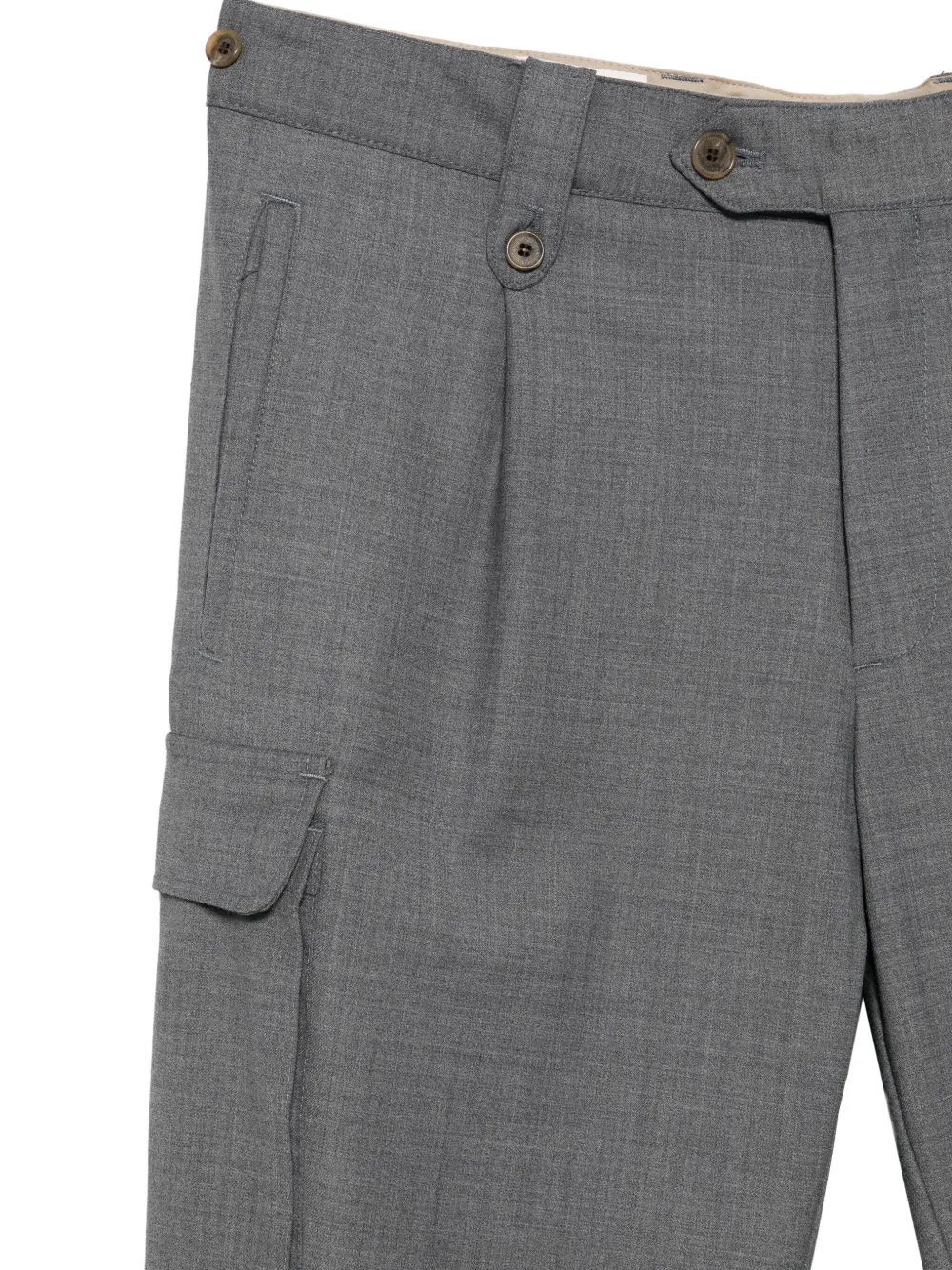 Myths Cargo-pocket Pleated Pants In Multi
