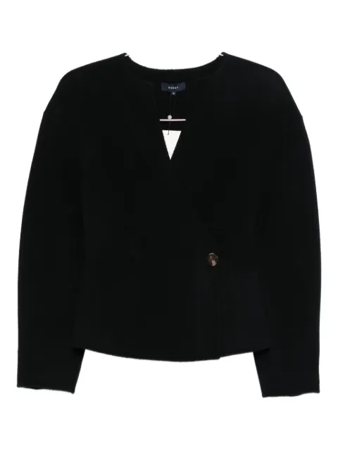 Soeur wrap-design cardigan