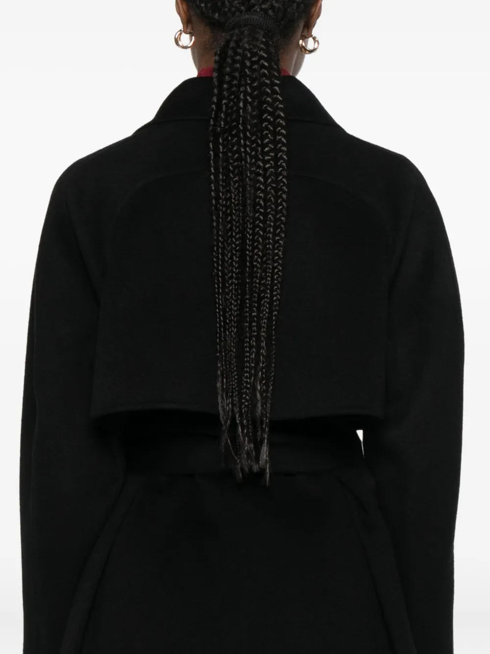 Soeur Belted-waist Coat In Black