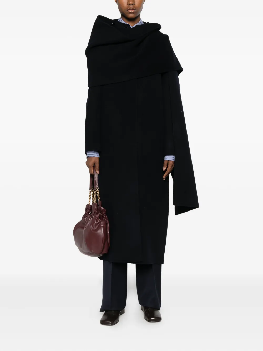 Soeur high-neck coat | Oversized Coats | Image 2