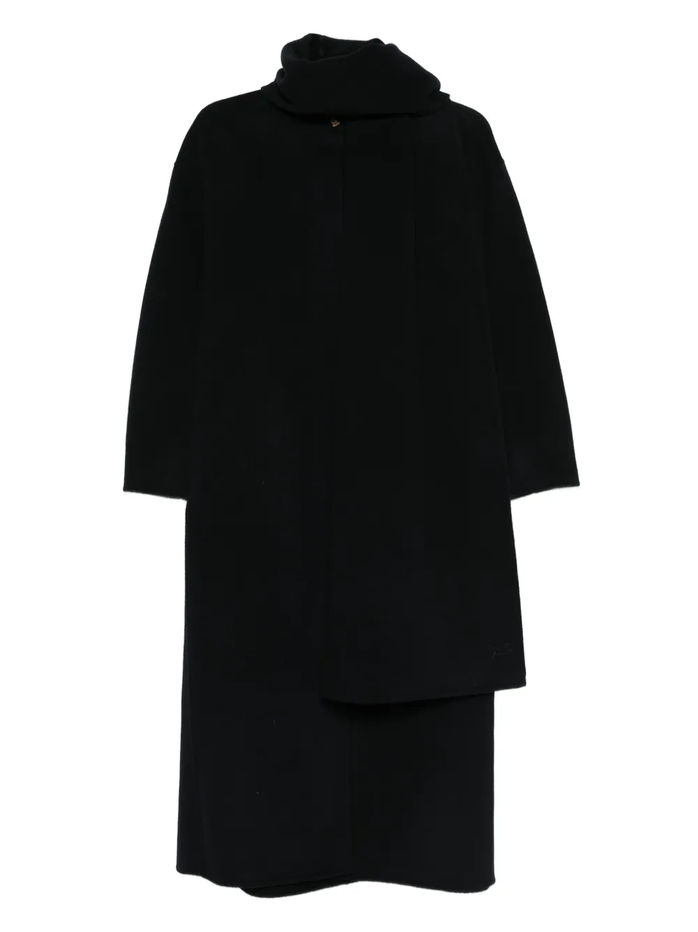 Soeur high-neck coat - Blu